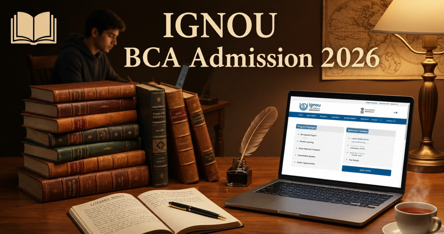 IGNOU BCA Admission 2026: Last Date, Career Scope, Fees & Admission Process