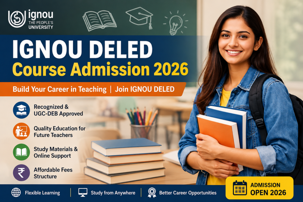 IGNOU DELED Admission 2026