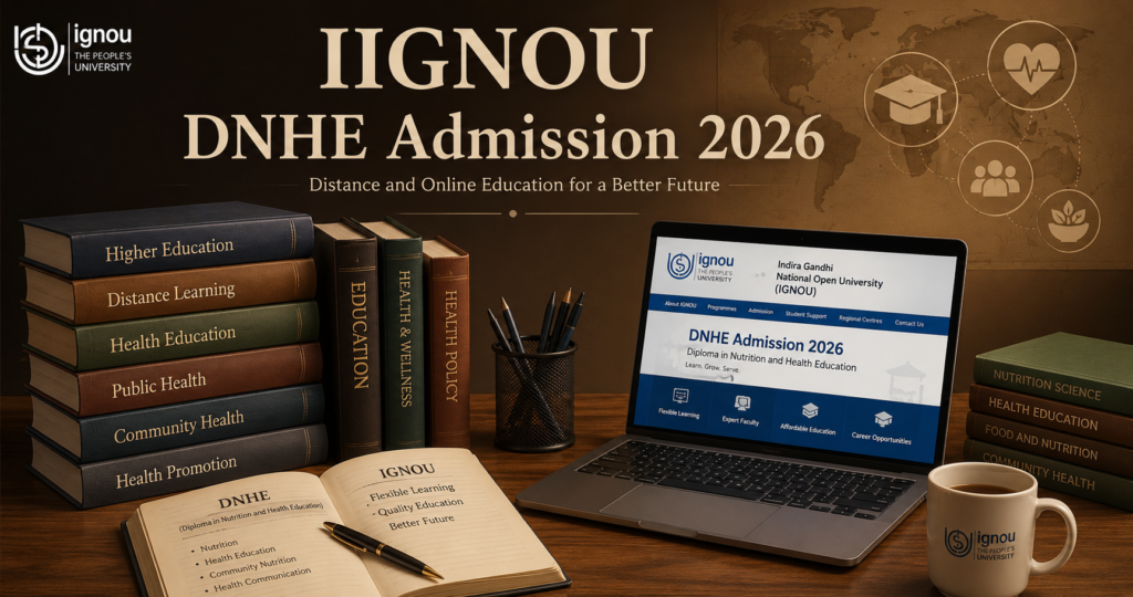 IGNOU DNHE Admission 2026
