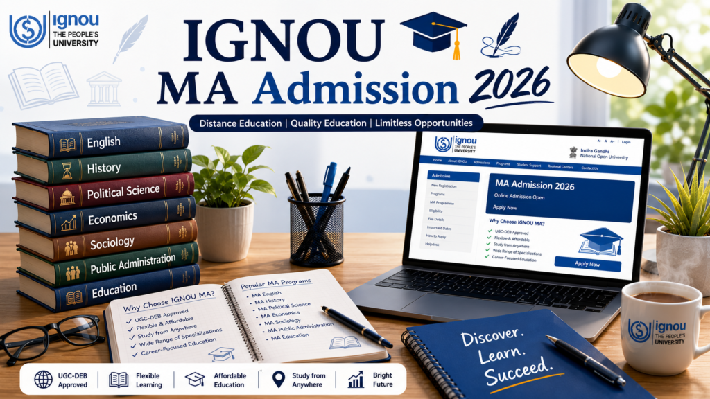 IGNOU MA Admission 2026