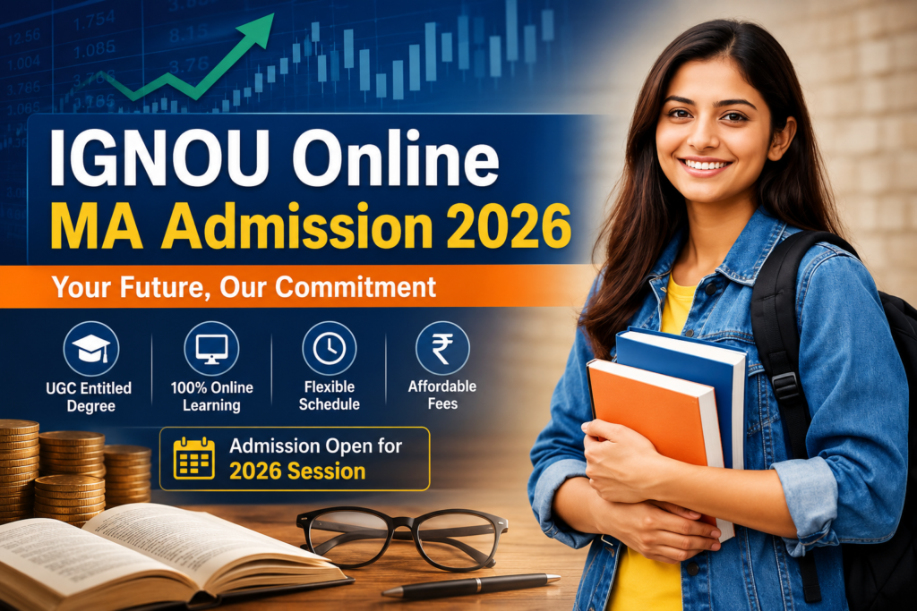 IGNOU Online MA Admission 2026