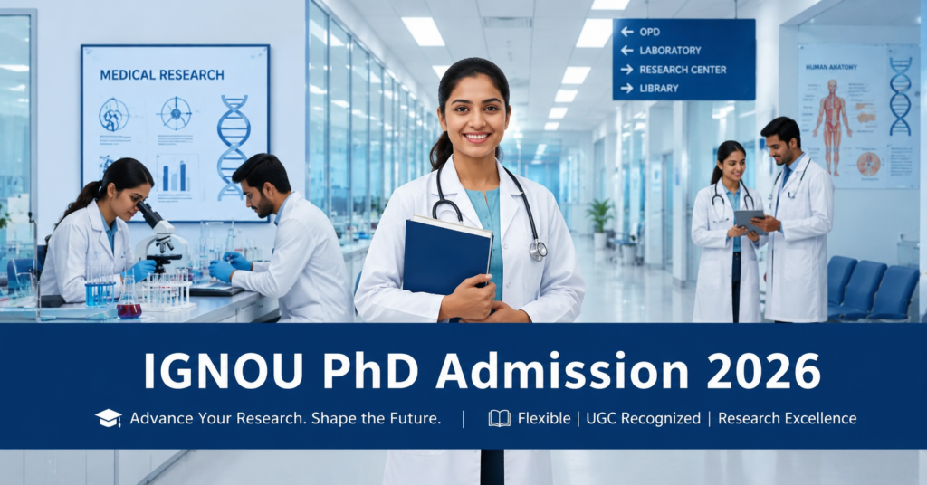 IGNOU PhD Admission 2026