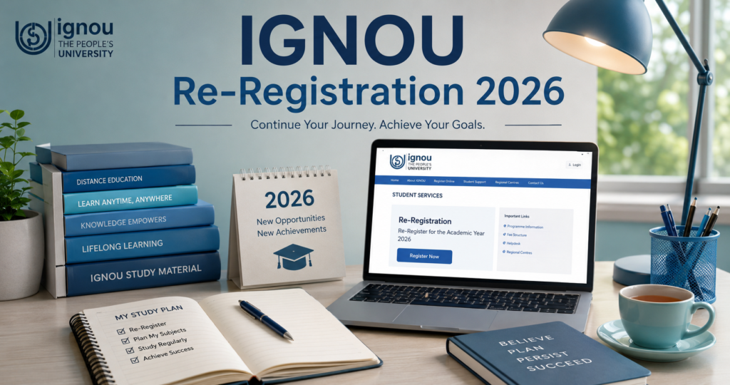 IGNOU Re-Registration 2026
