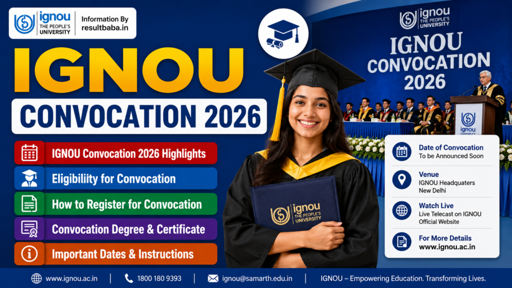 IGNOU Convocation 2026